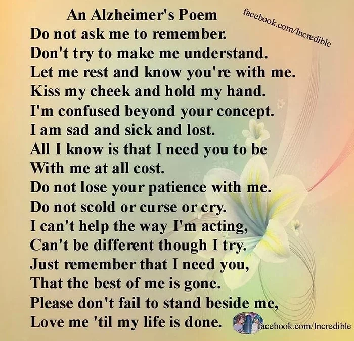 An Alzheimer’s Poem
